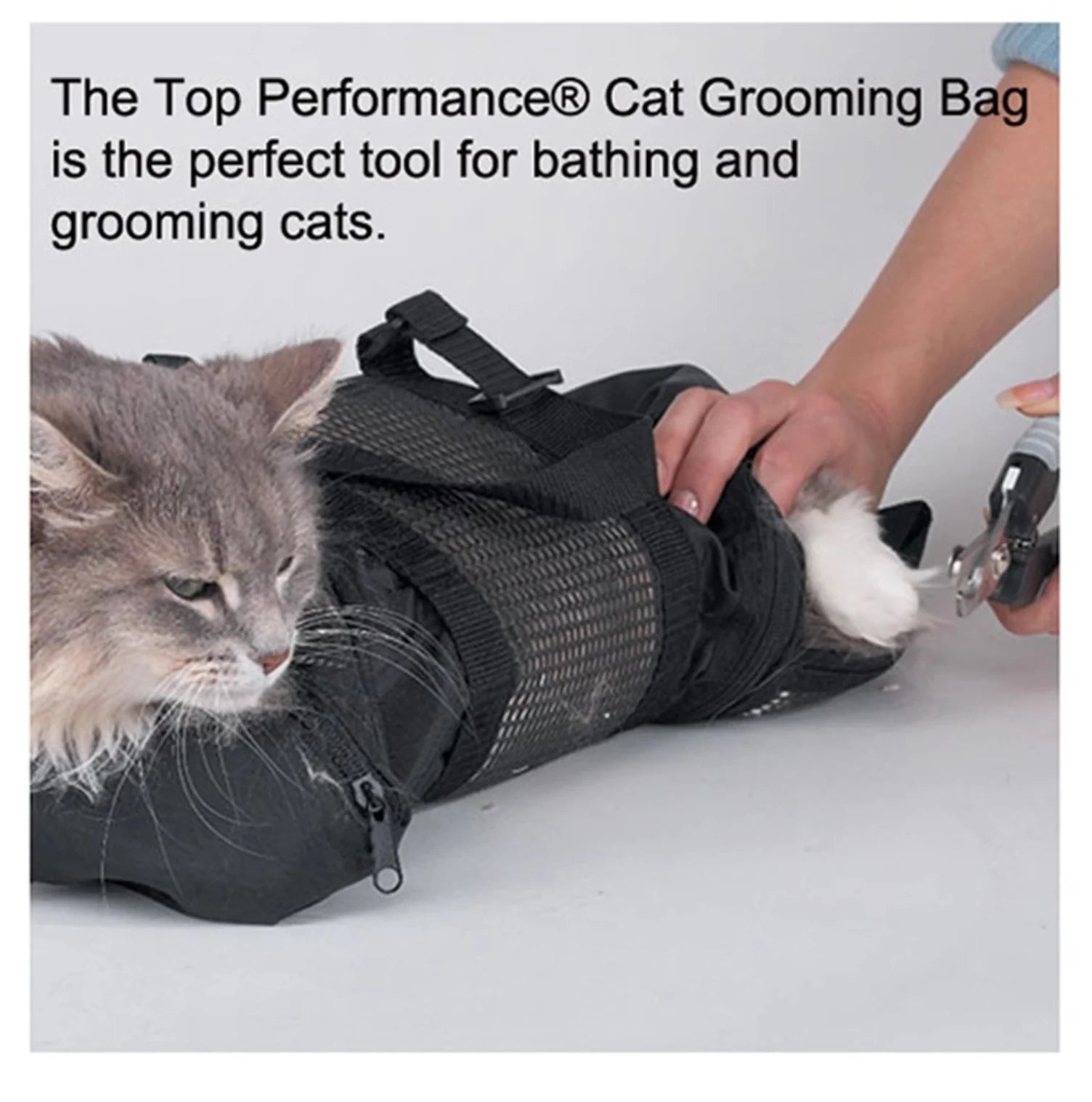 Multifunctional Cat Grooming Bag - Pet Bathing & Grooming Helper for Easy Care