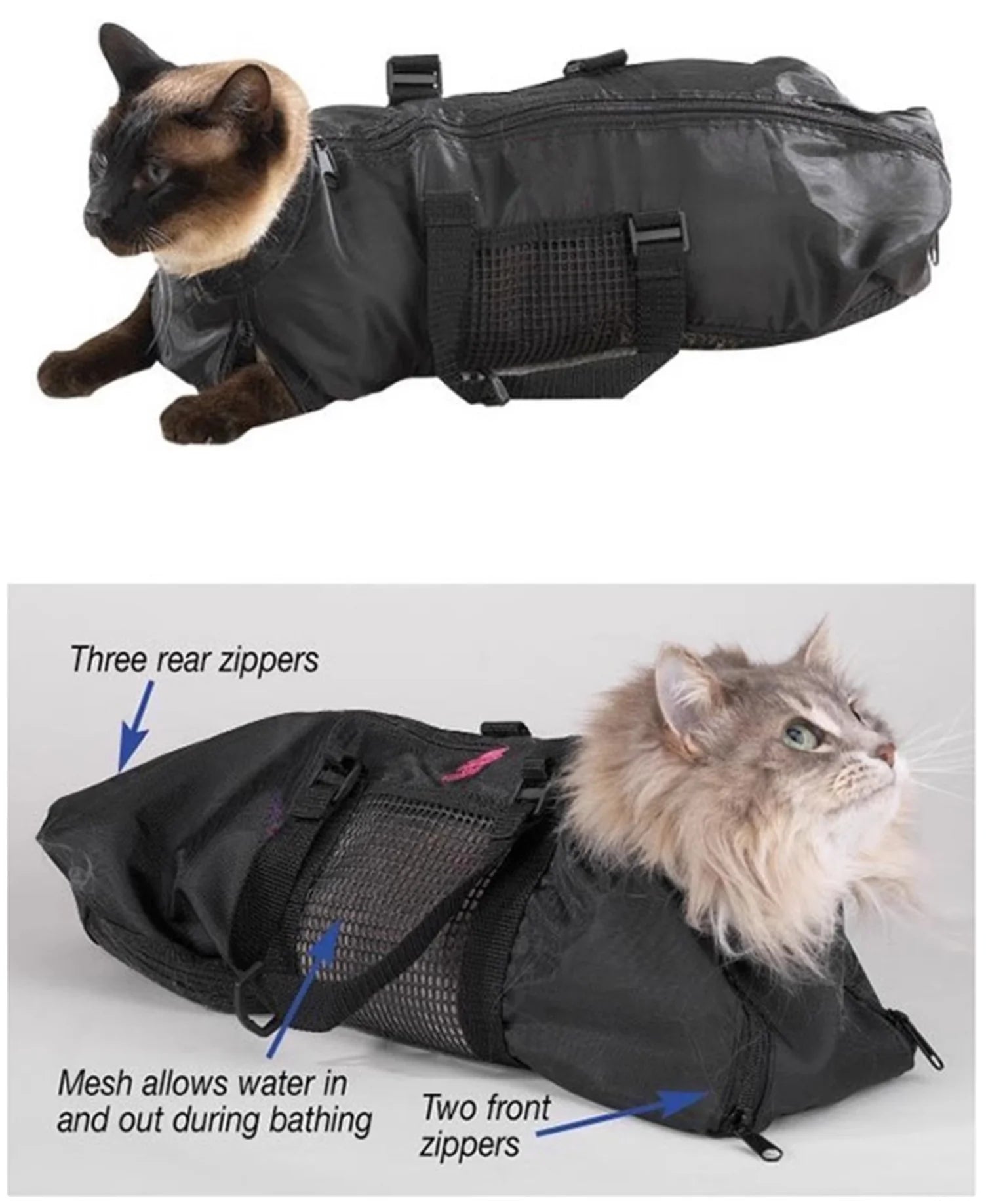 Multifunctional Cat Grooming Bag - Pet Bathing & Grooming Helper for Easy Care