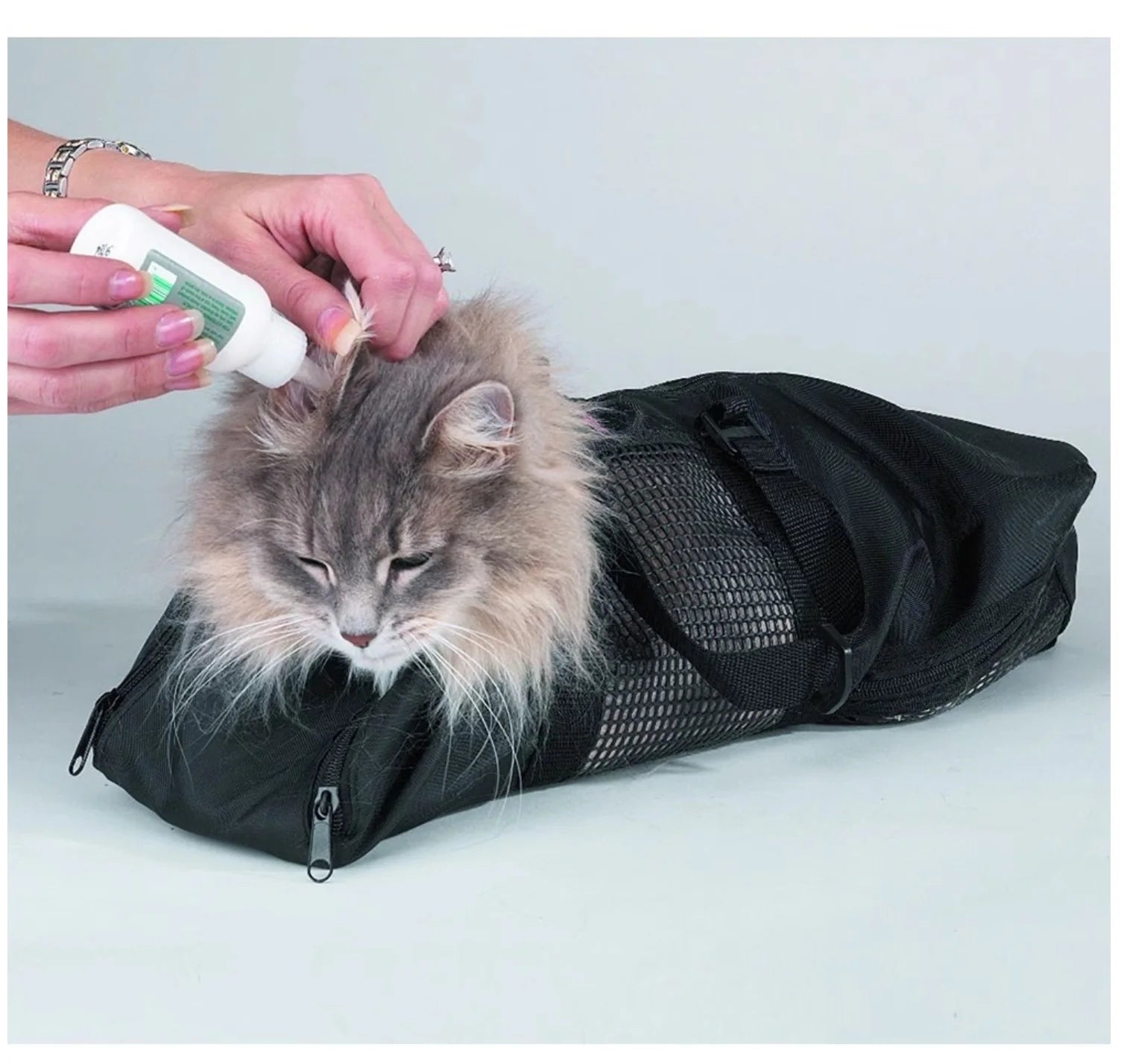 Multifunctional Cat Grooming Bag - Pet Bathing & Grooming Helper for Easy Care