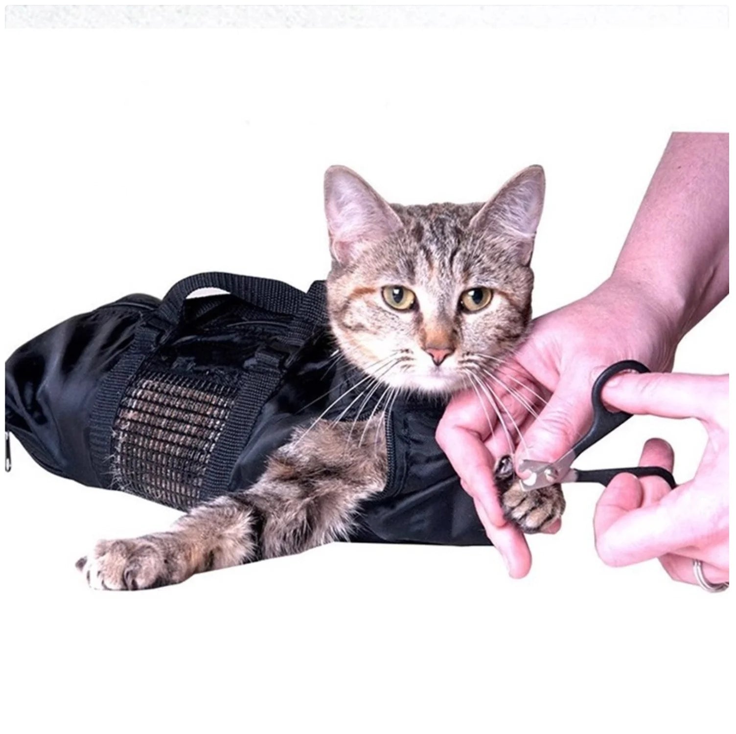 Multifunctional Cat Grooming Bag - Pet Bathing & Grooming Helper for Easy Care