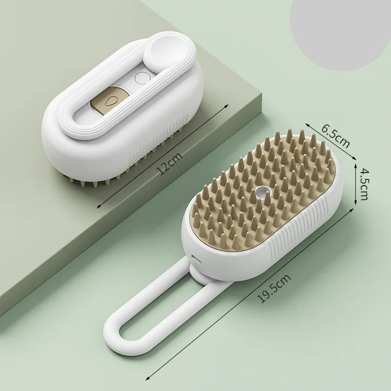 Cat Steam Brush Steamy Dog Brush 3 in 1 Electric Spray Cat Hair Brushes for Massage Pet Grooming Comb Hair Removal Combs