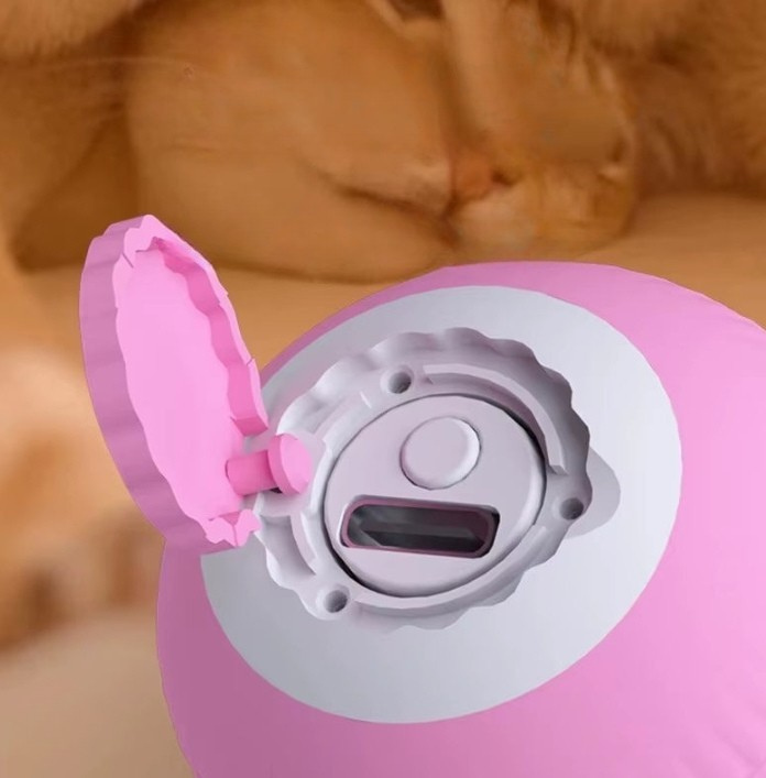 Balle Interactive Rechargeable pour Chat – Jouet Auto-Moteur Silencieux et Intelligent