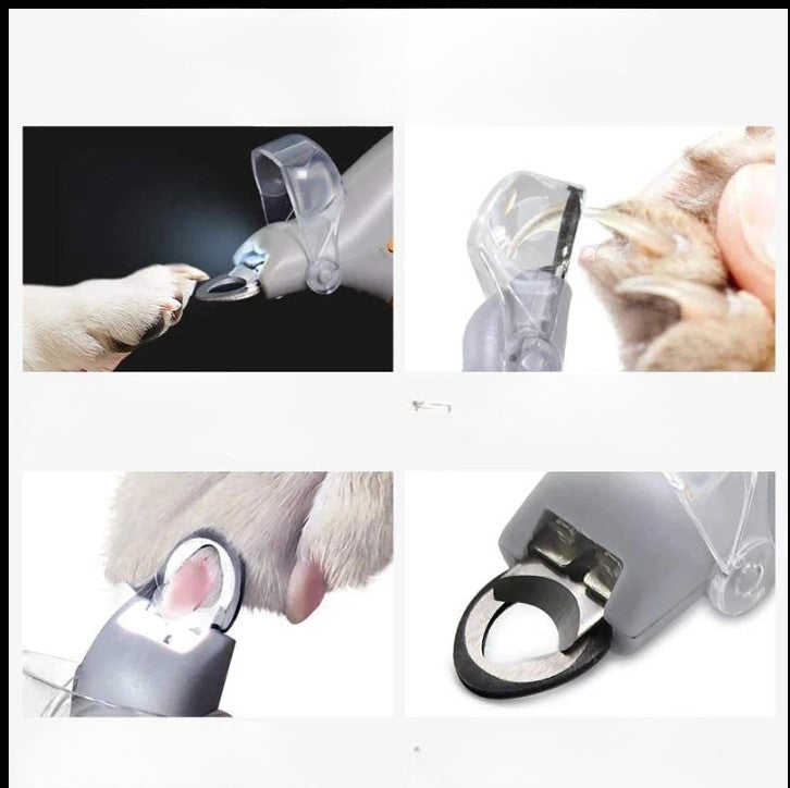 Ciseaux coupe-griffes pour animaux avec lumière LED – Coupe précise et sans douleur