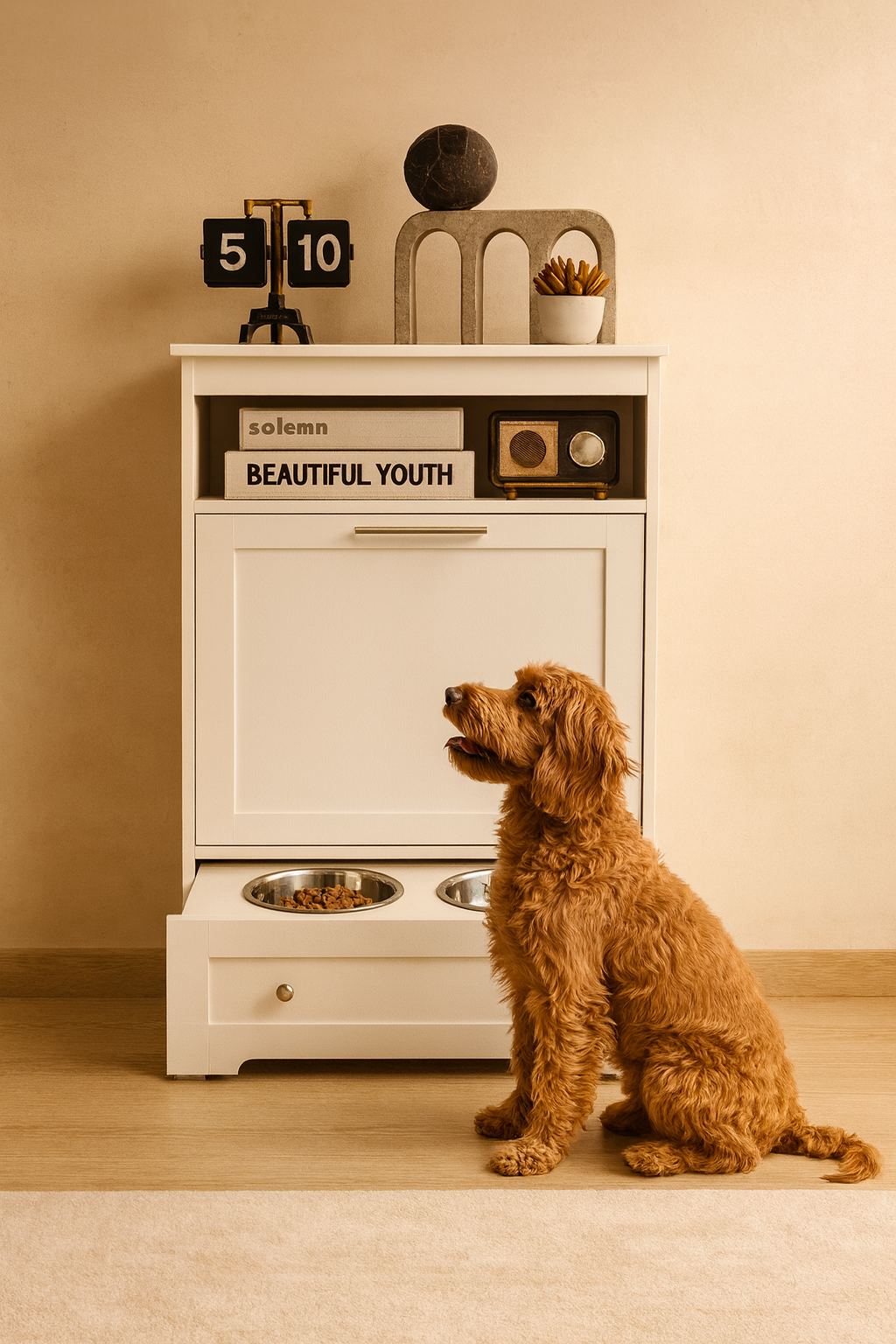 Station d’alimentation Pour Animaux De Compagnie