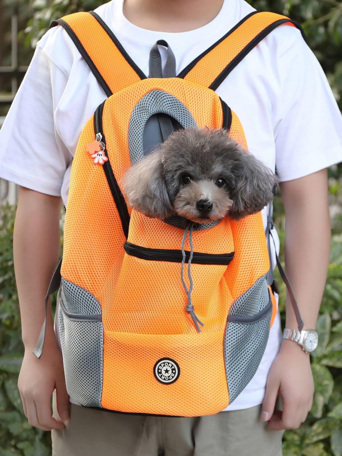 Sac à Dos Respirant pour Chats et Chiens - Adjustable et Portable